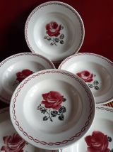 Assiettes creuses Badonviller 