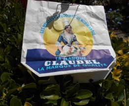 SAC PAPIER ANCIEN CLAUDEL NORMANDIE 1960