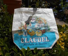 SAC PAPIER ANCIEN CLAUDEL NORMANDIE 1960