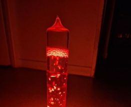 Lampe de table à ébullition années 70