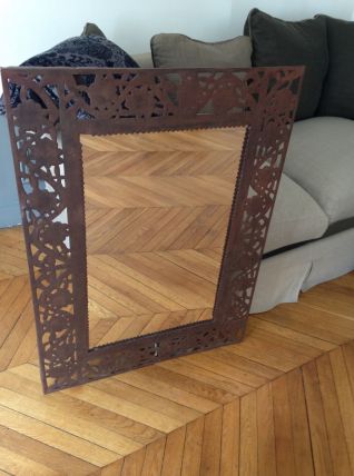 MIROIR EN FER FORGÉ