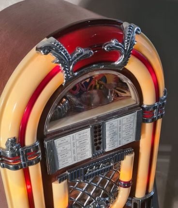jukebox wurlitzer 38x27x25 cassette 1975 a 80  tres deco non