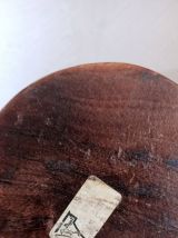 Ensemble de 2 Bougeoirs ancien en bois et laiton