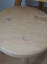 guéridons, tables tripodes d'appoint en bois