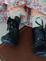 POUPPEE PORCELAINE anglaise doll costume farwest