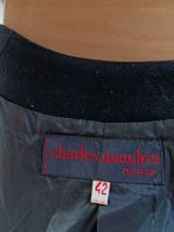 Veste de tailleur noire vintage charles maudret 42 hiver