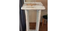porte CD en bois effet vieilli