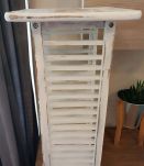 porte CD en bois effet vieilli