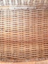 Chiffonnier en rotin vintage. Petit meuble de rangements en 