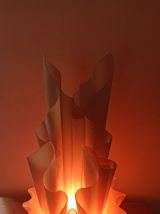Lampe de table à poser Georgia Jacob corolle 1970