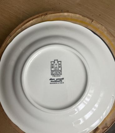 6 assiettes langage des fleurs Gien
