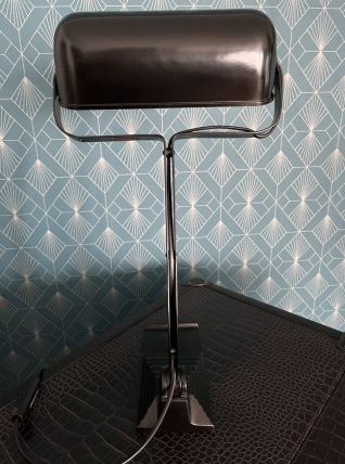 Lampe de Notaire Art Déco par ERPE Belgium, 1960s restaurée