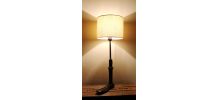 Ancienne enclume de cordonnier adaptée en lampe