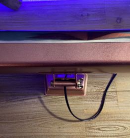 Lampe indus, un ancien radiateur Thermor reconverti en lampe