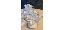 SERVICE A THE CAFE ANCIEN PORCELAINE LIMOGES  Art Deco 1920 