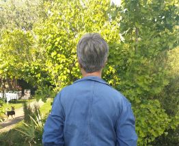 veste bleu vintage