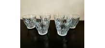 Lot de 6 verres Vereco diamant