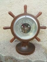 baromètre , gouvernail de bateau , vintage