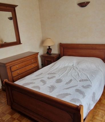 Chambre bois exotique