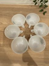 Set de 6 tasses arcopal "Narcisse"