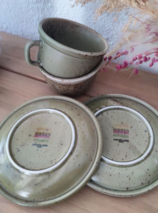 Joli service à café pour 2