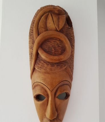 masque africain en bois