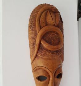 masque africain en bois