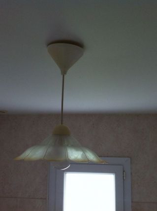 Suspension luminaire en verre