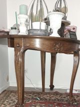 Table demie lune console 