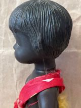 Vintage années 50/60 - Rare Poupée celluloïd noire 25 cm