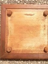 dessous de plat bois et marbre , vintage