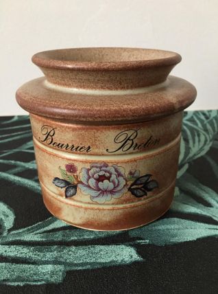 Pot à beurre ou beurrier en grès fabriqué à Vallauris
