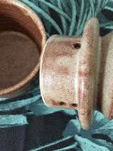 Pot à beurre ou beurrier en grès fabriqué à Vallauris