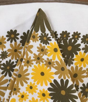 Nappe ronde en coton de la marque suédoise Almedahls