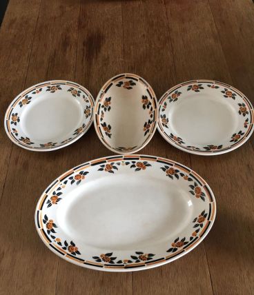 Service de table en porcelaine Badonviller