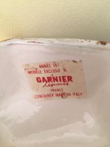 Bouteille barbotine (perdrix) estampillée Garnier