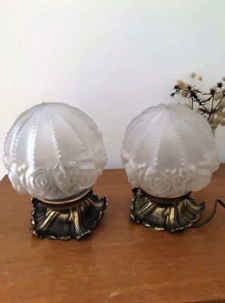 Paire d'appliques Art déco