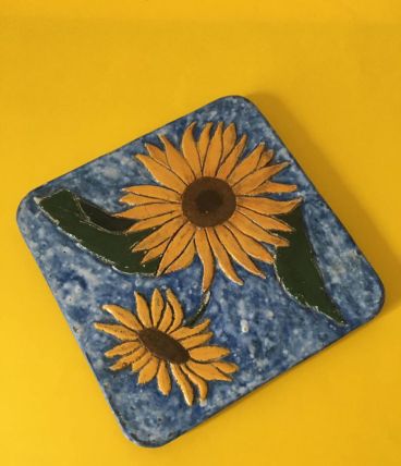 Dessous de plat en céramique "Tournesols"