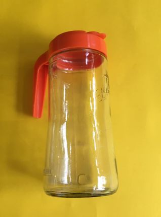 Pichet "Tang" en verre des Années 70/80