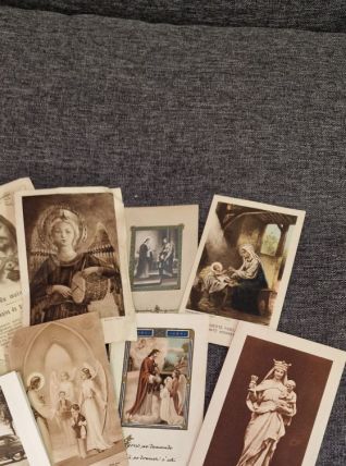 Lot d'images pieuses