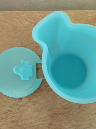 Pichet bleu tupperware 