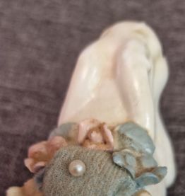 Lapin en porcelaine pique-aiguilles