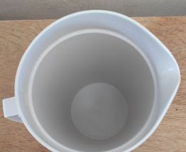 Pichet beige vintage tupperware avec couvercle 