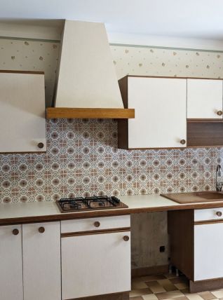 Cuisine vintage année 70 parfait état avec frigo intégré + p
