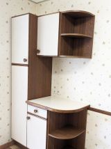 Cuisine vintage année 70 parfait état avec frigo intégré + p