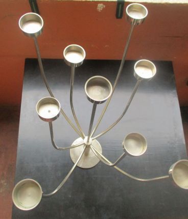 Chandelier métallique (9 branches)