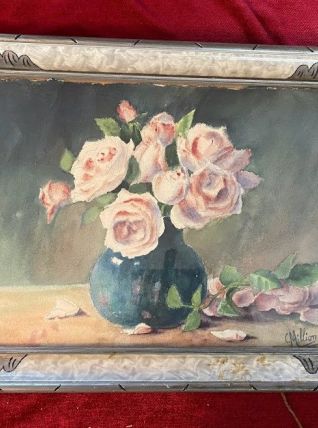 Tableau Peinture originale aquarelle, thème de Bouquet 
