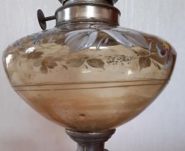 Lampe à pétrole ancienne années 1930