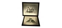 2 lithographies Honoré Daumier - Les gens de justice 