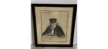 2 lithographies Honoré Daumier - Les gens de justice 
